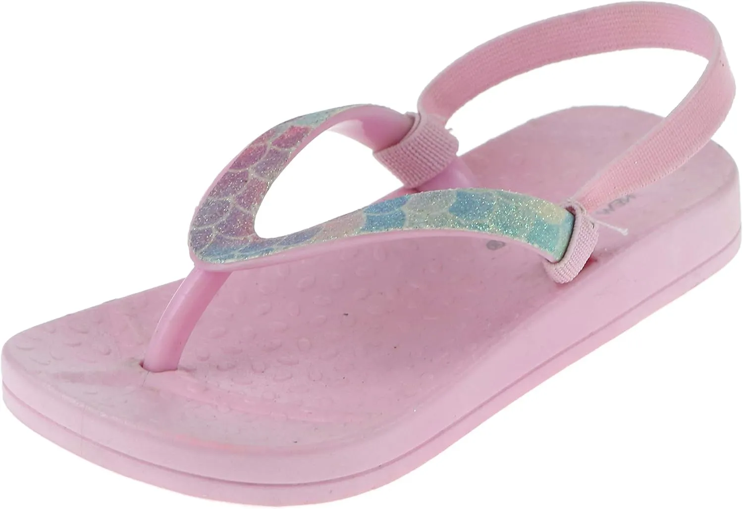 Capelli New York Toddler Girl Jelly Thong Flip Flop with Backstrap