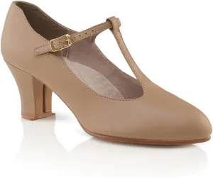 Capezio Women's Jr. Footlight T-Strap Character Shoe Oxford