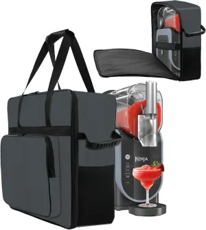 Carrying Bag for Ninja SLUSHi Slushie Machine, Portable Outdoor Frozen Drink Maker Travel Bag Case Front-Opening Design Slushie Machine Bag for Ninja SLUSHi Slushie Machine FS301