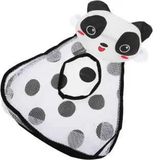 Cartoon Panda Bath Organizer Bag for Durable and Storage Pouch with Suction Cup Hook Keeps Bathroom Tidy for Shower and Bathtub Games
