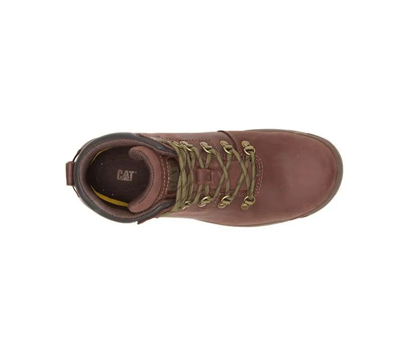 Caterpillar Women's Mae Steel Toe Waterproof Work Boot Cocoa | Bay Leaf | Black