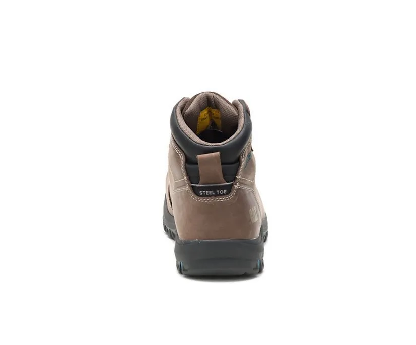 Caterpillar Women's Mae Steel Toe Waterproof Work Boot Cocoa | Bay Leaf | Black