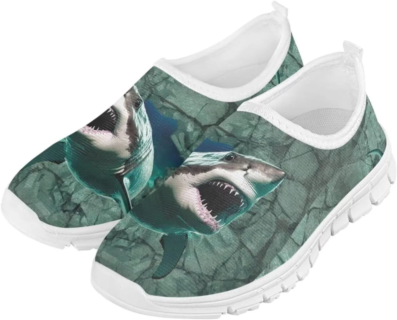 Children's Running Shoes Non-Slip Tennis Shoes Boys Girls Breathable Mesh Fashion Sports Sneaker