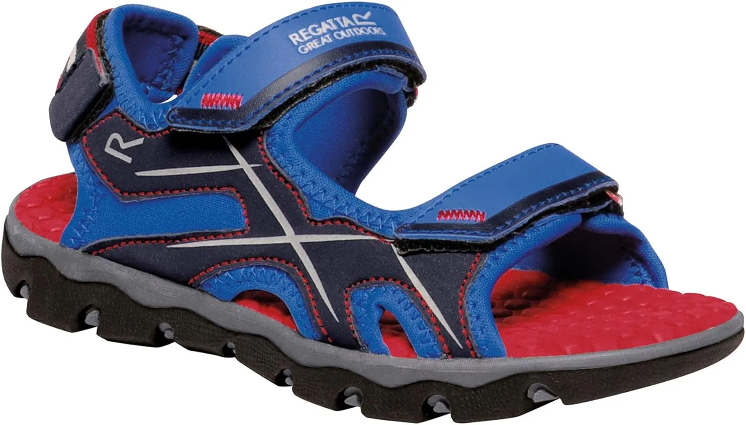 Childrens/Kids Kota Drift Sandals (2 Little Kid) (Oxford Blue/Pepper)