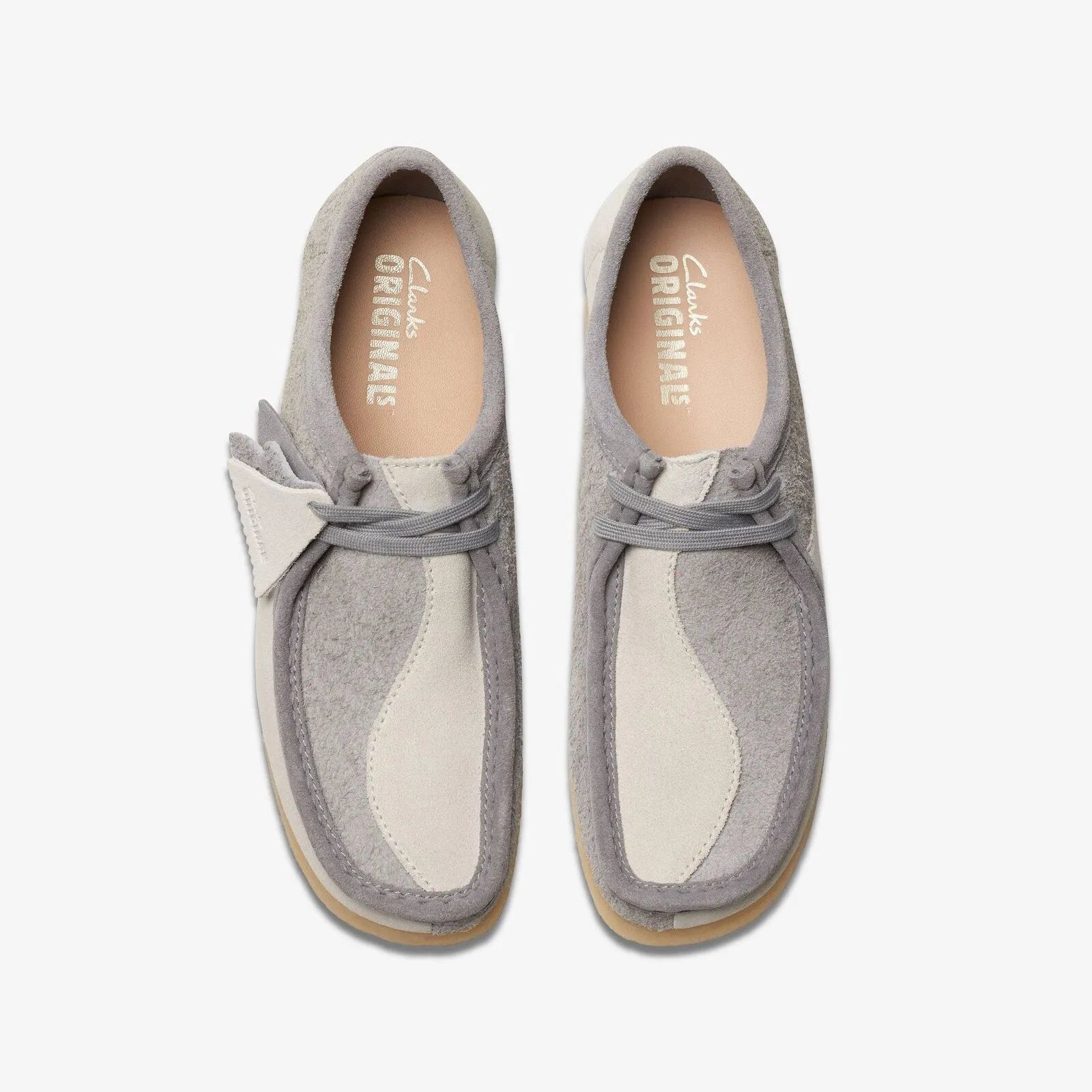 Clarks Men's Wallabee Grey/Off White 26176525