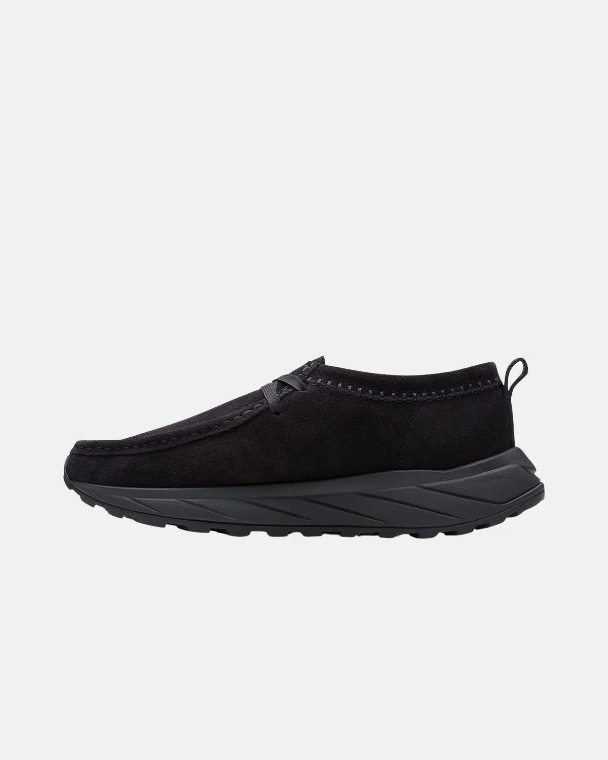 CLARKS ORIGINALS MENS WALLA EDEN LO SHOES BLACK SUEDE