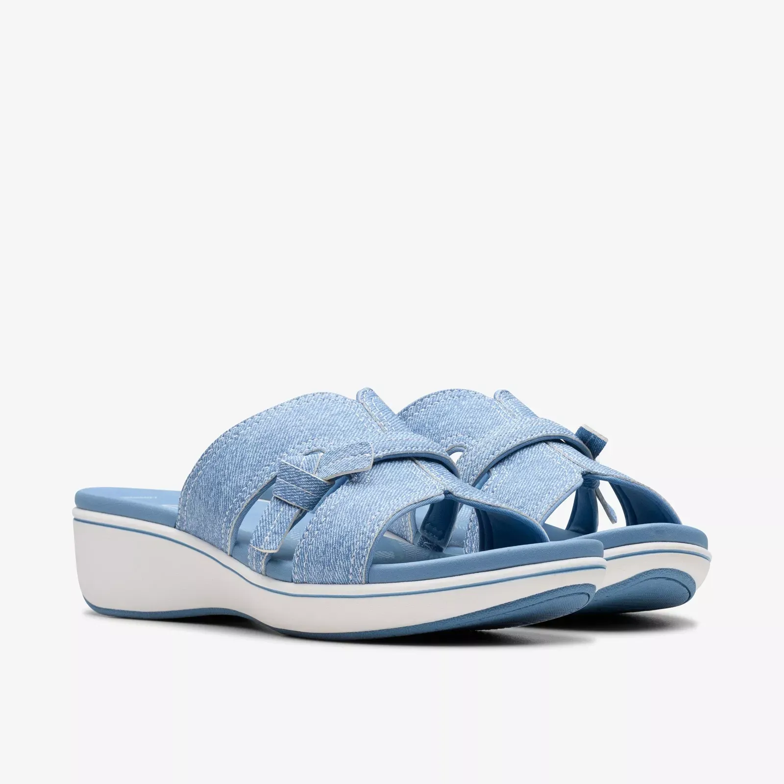 Clarks Women's Breeze Rae Mia Denim Blue Interest 26181861