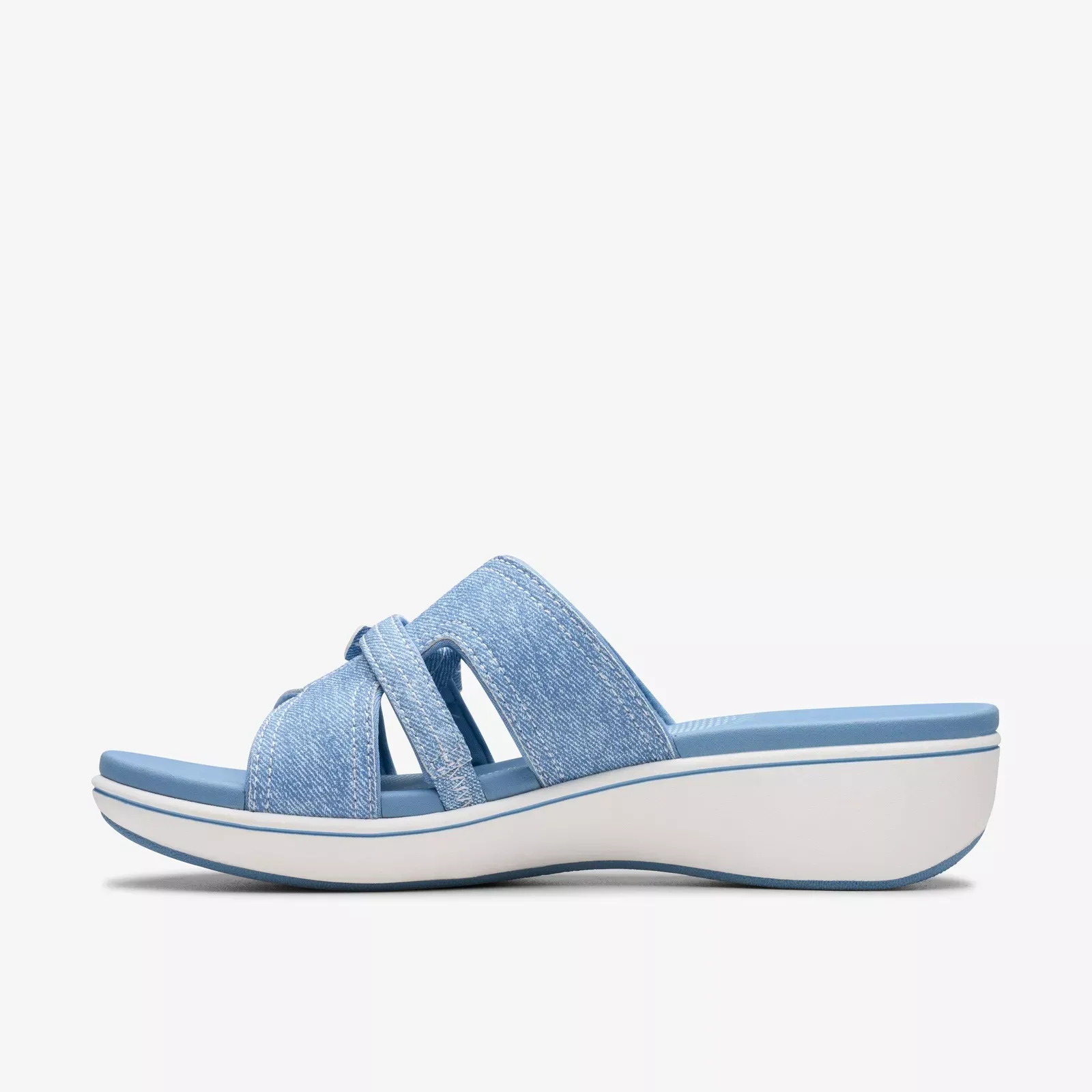 Clarks Women's Breeze Rae Mia Denim Blue Interest 26181861