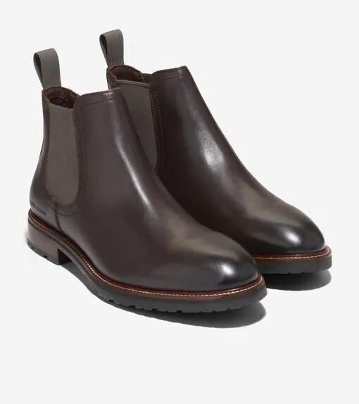 Cole Haan Men's Berkshire Lug Chelsea Boots CH Madeira/CH Truffle WR C37580