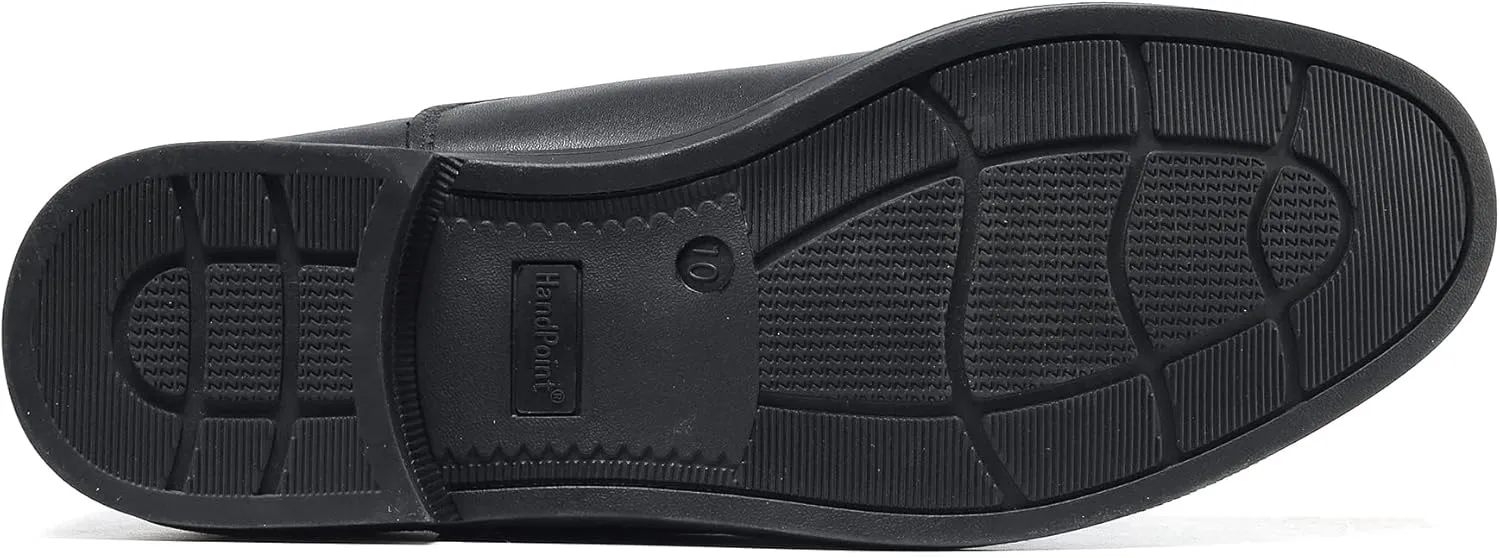CONRAD Men's Black Safety Executive Oxford Dress Shoes - Oil Resistant, Slip Resistant, Kevlar Protection, Breathable EH Work Shoe