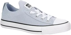 Converse Unisex Chuck Taylor All Star Shoreline Knit Sneaker - Lace up Closure Style - Light Blue White 7.5