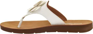 Corkys Footwear Women's So Delish Flip Flop Sandal – Lightweight, Comfortable, with Floral Embellishment, Perfect for Summer Style and Versatile Wear, Open Toe
