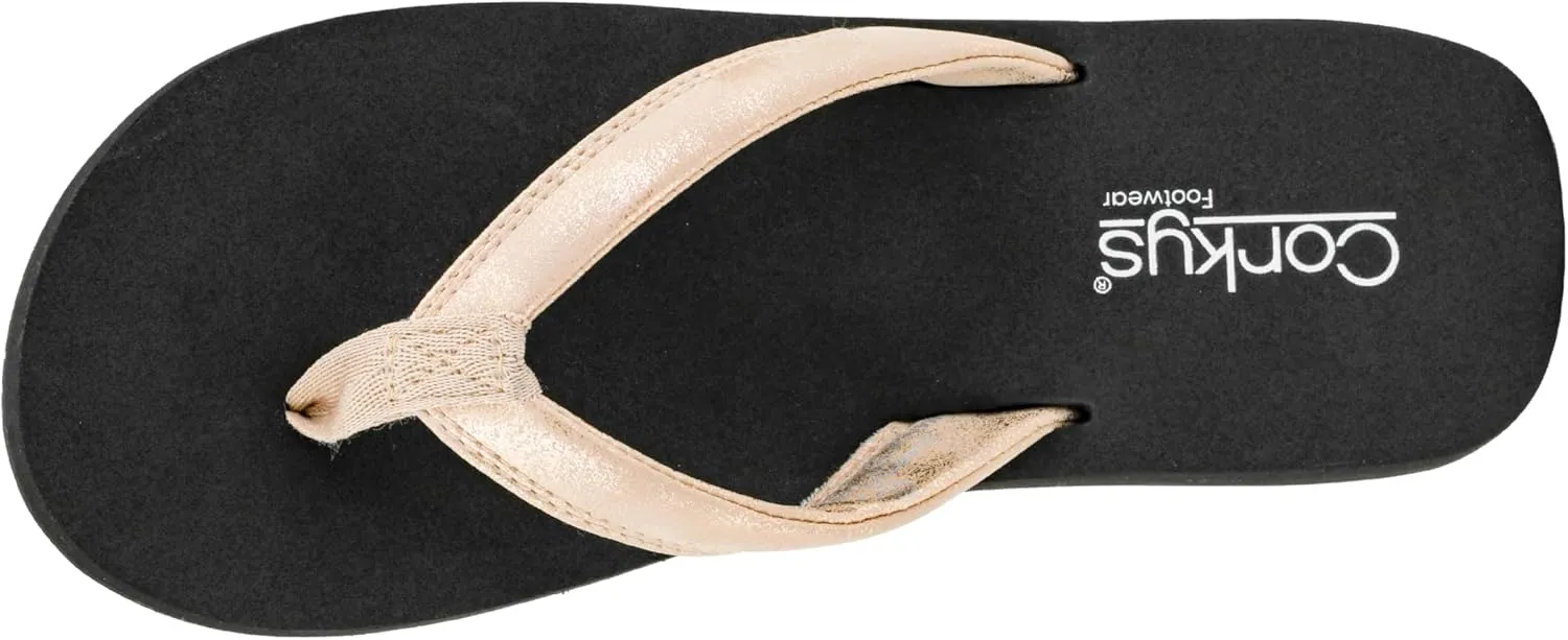 Corkys Footwear Women's Summer Plans Flip Flops, Comfortable & Stylish, Perfect for Beach Days & Casual Outings, Lightweight Sandals, Breathable and Cushioned