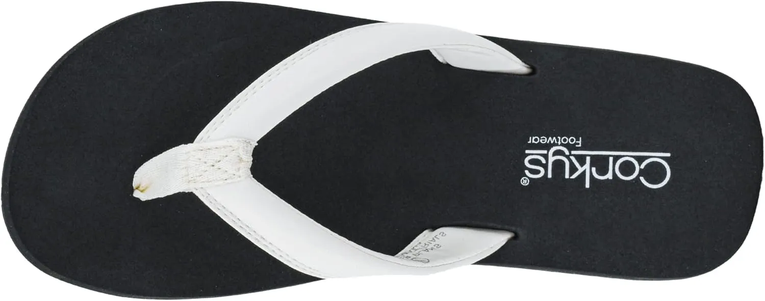 Corkys Footwear Women's Summer Plans Flip Flops, Comfortable & Stylish, Perfect for Beach Days & Casual Outings, Lightweight Sandals, Breathable and Cushioned