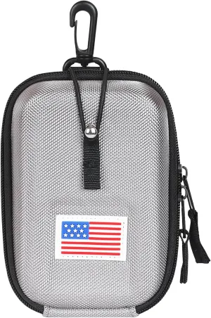 Craftsman Golf Rangefinder Case USA Flag Hard Shell for Tectectec Callaway, Universal Range Finder Carry Bag