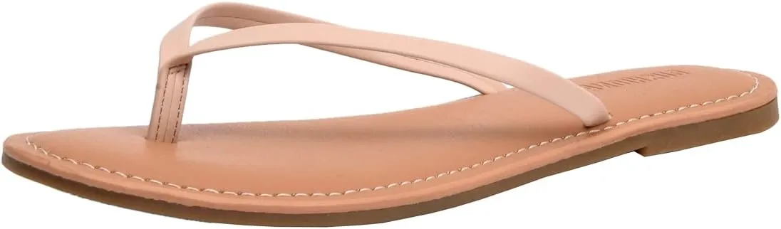 CUSHIONAIRE Women's Cora Flat Flip Flop Sandal with  Comfort