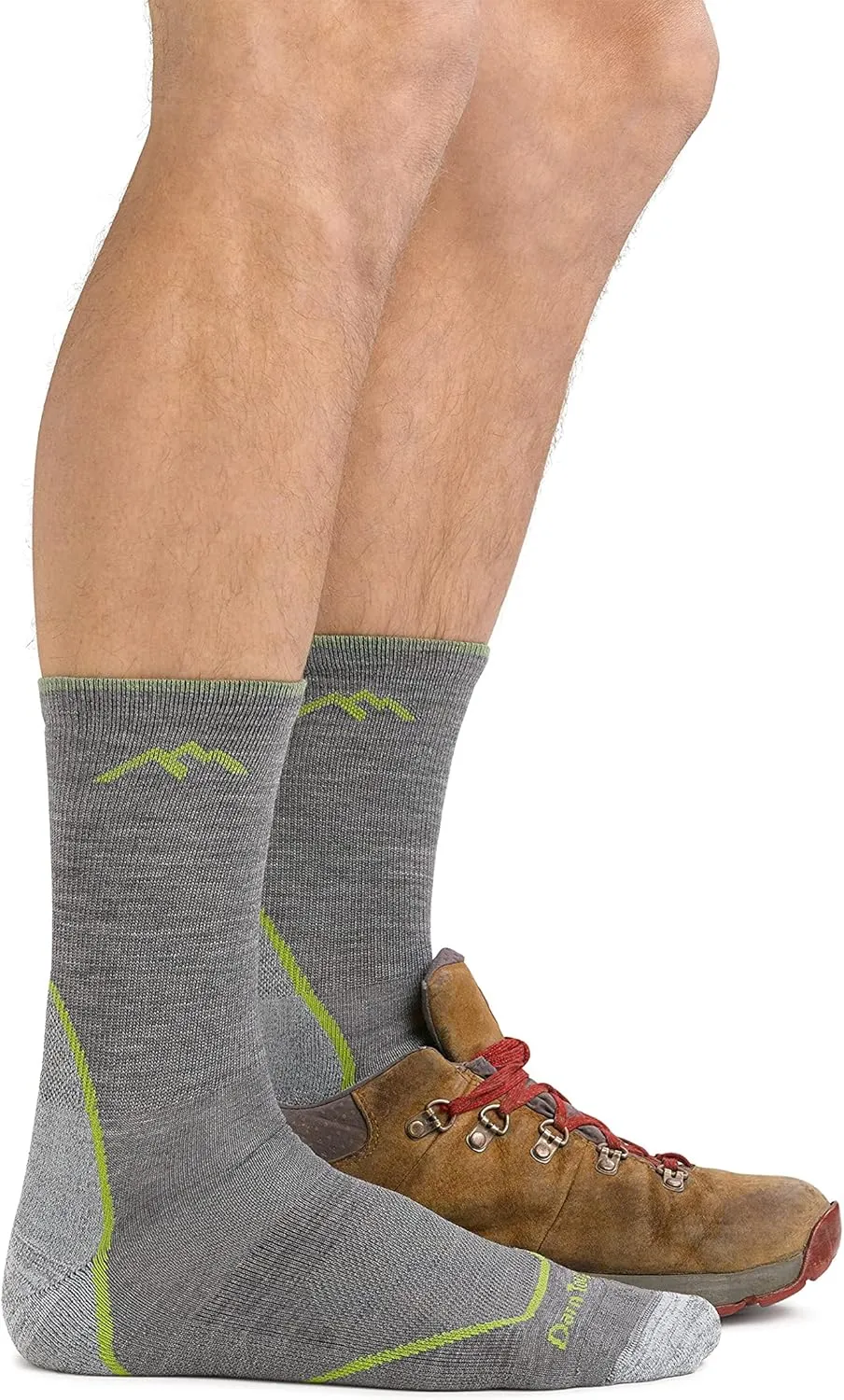 Darn Tough Men's (Style 1972) Light Hiker Micro Crew Lightweight with Cushion Sock