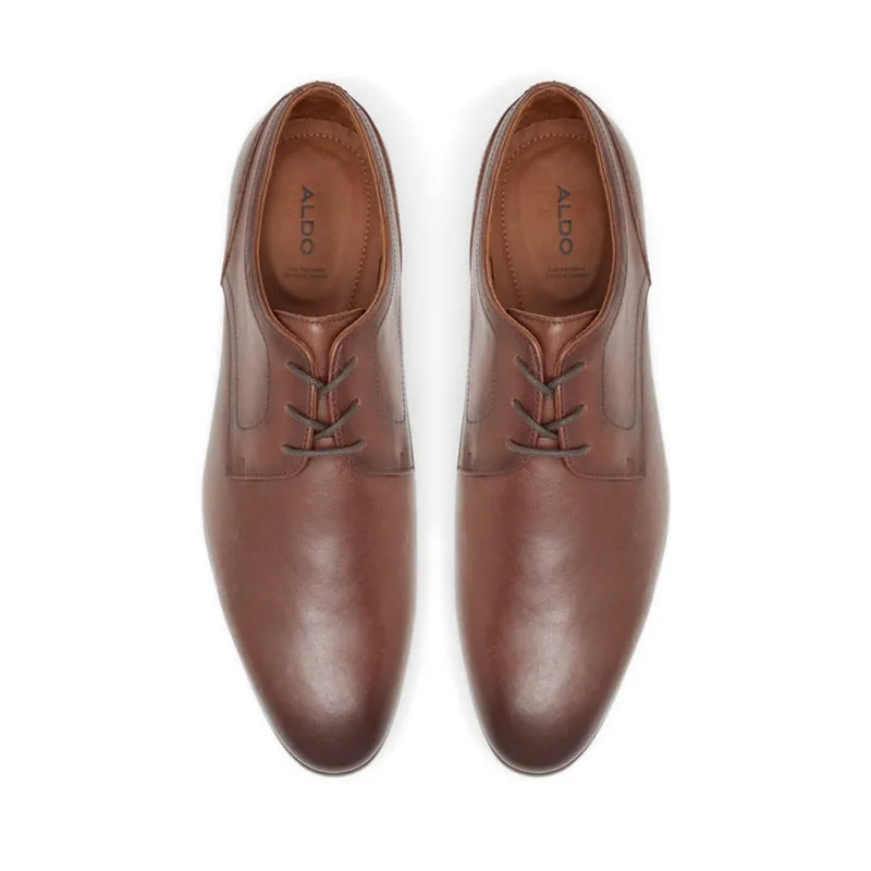 Delfordflex Men Lace Up Derby Dress Shoe - Light Brown
