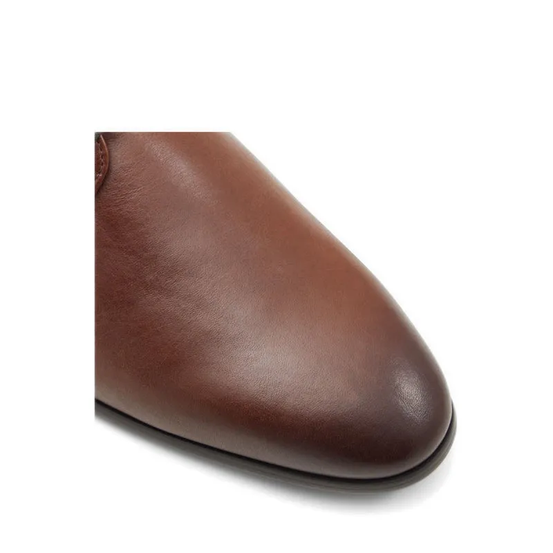 Delfordflex Men Lace Up Derby Dress Shoe - Light Brown