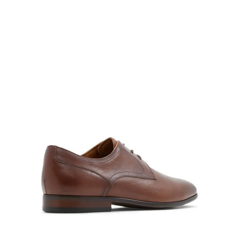 Delfordflex Men Lace Up Derby Dress Shoe - Light Brown