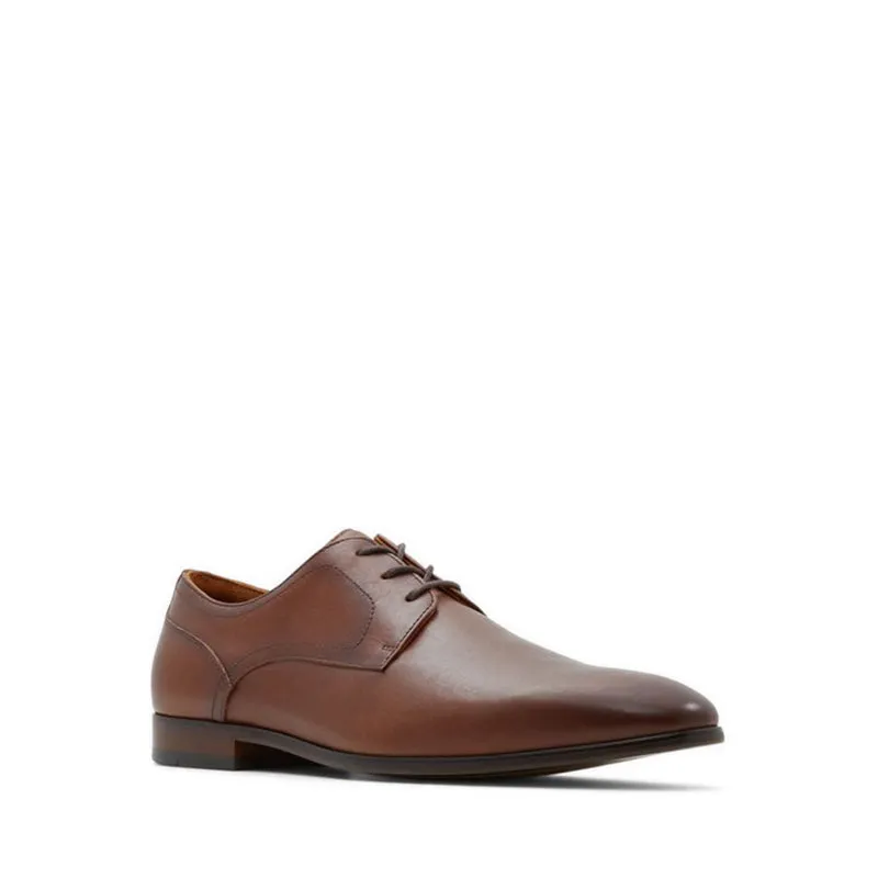 Delfordflex Men Lace Up Derby Dress Shoe - Light Brown