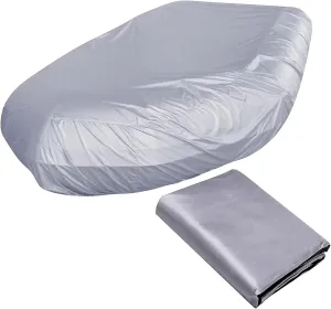 Dinghy Covers 7 Sizes Inflatable Boat Cover UV Resistant Boat Tarp for Small Inflatable and Rigid Inflatable Boats,380 * 200 * 46cm