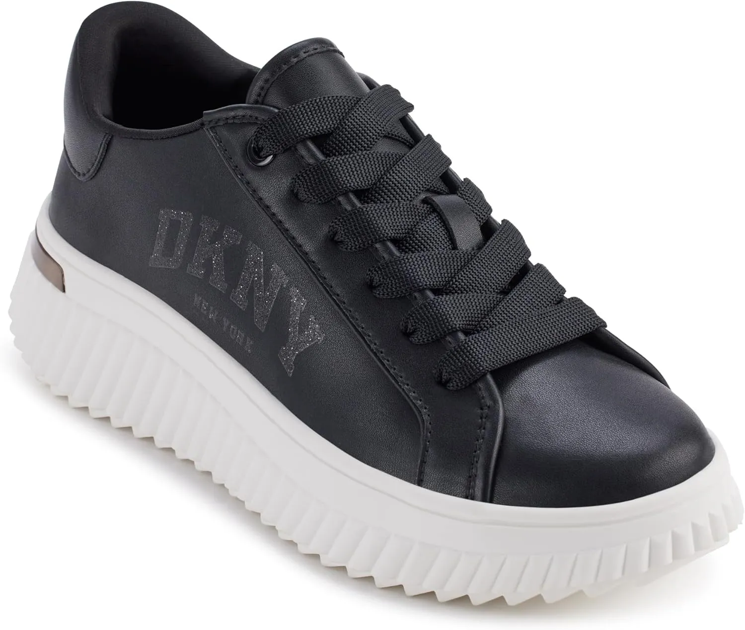 DKNY Women's Larissa Lace Up Platform Sneaker