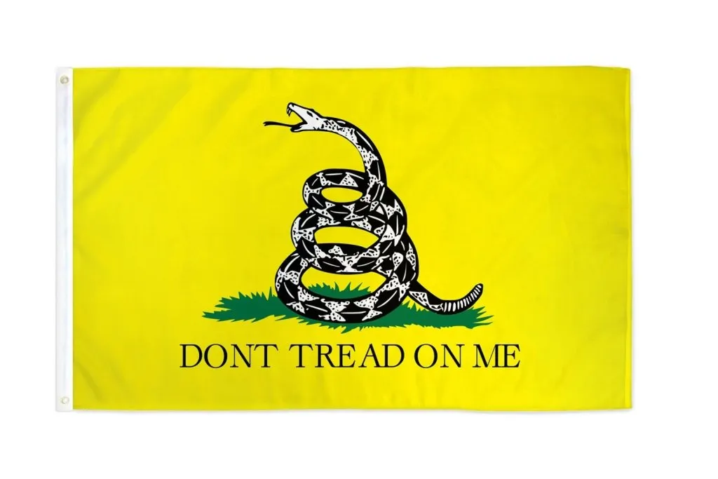 Don't Tread On Me Gadsden (Yellow) 3x5ft DuraFlag