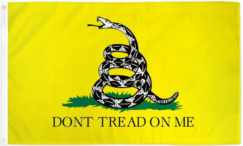 Don't Tread On Me Gadsden (Yellow) 3x5ft DuraFlag