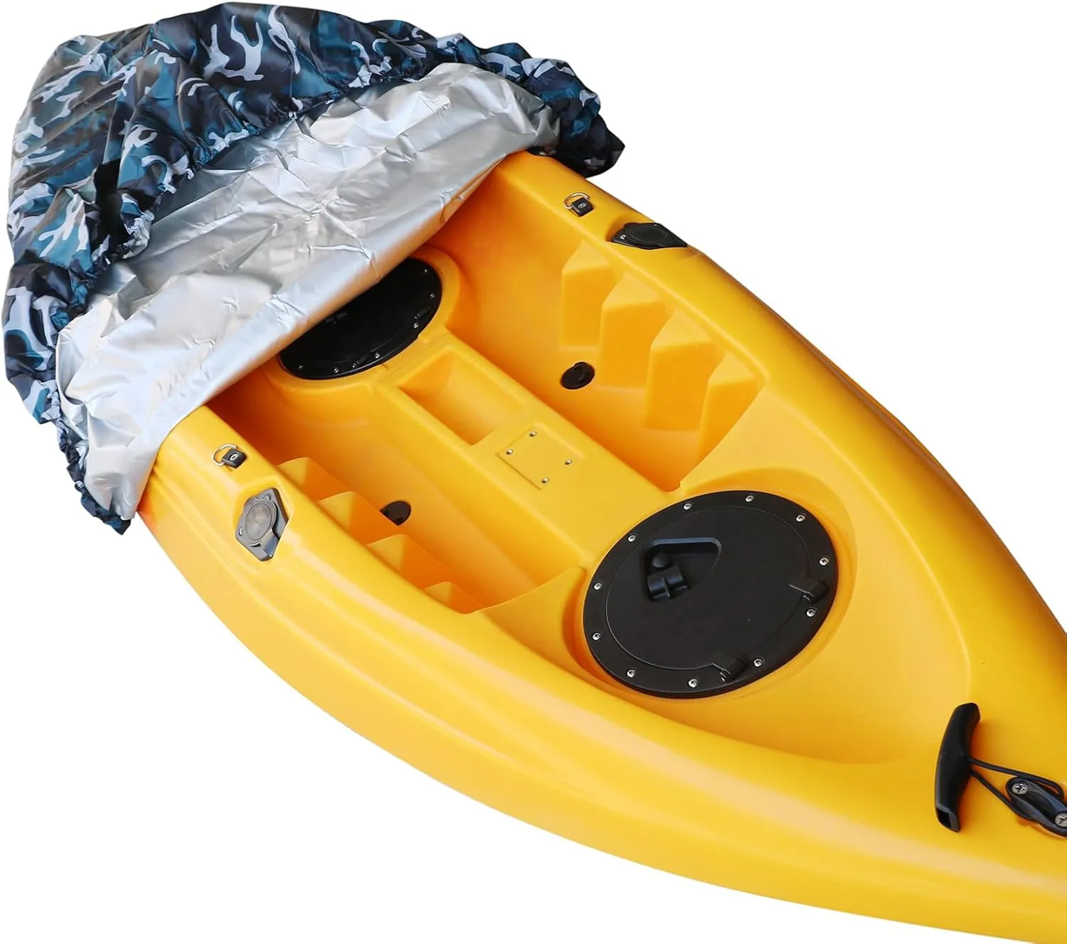 doorslay Kayak Cover Waterproof UV Resistant Kayak Cover Outdoor Kayak Storage Dust Cover for Boat Kayak Canoe SUP Paddleboard
