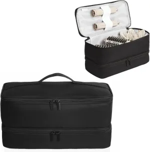Double-Layer Carrying Case for Shark Flexstyle, Travel Case for Shark Flexstyle/FlexFusion, Portable Storage Organizer bag for Shark Flexstyle/Dyson Airwrap Styler and Attachments