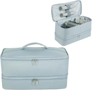 Double-Layer Carrying Case for Shark Flexstyle, Travel Case for Shark Flexstyle/FlexFusion, Portable Storage Organizer bag for Shark Flexstyle/Dyson Airwrap Styler and Attachments