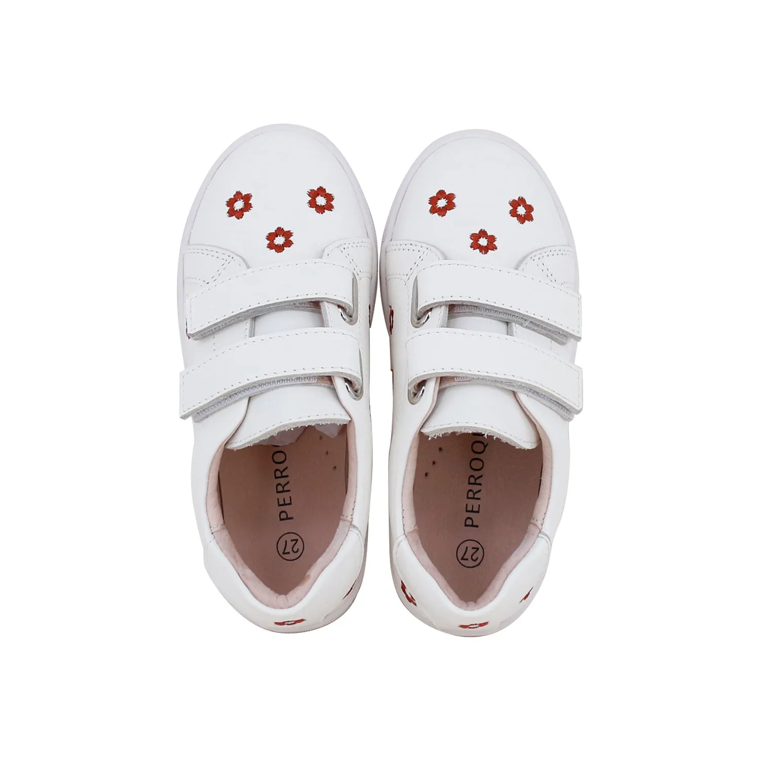Double Velcro Sneaker/Flower