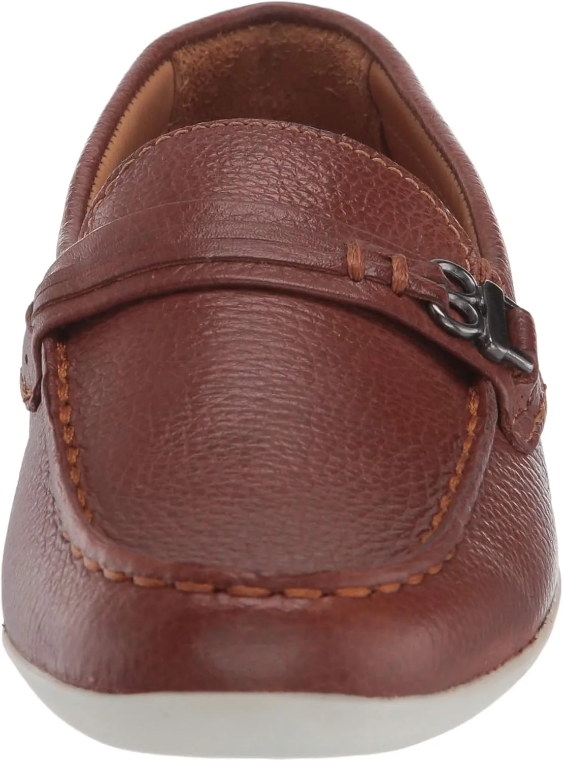 Driver Club USA Unisex-Child Boys/Girls Leather Fashion Luxury Driving Loafer with Rope Anchor Detail
