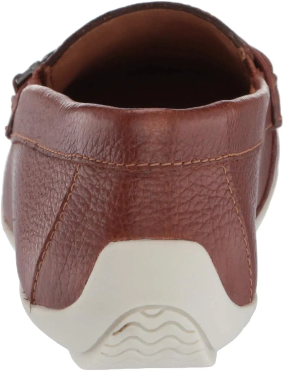 Driver Club USA Unisex-Child Boys/Girls Leather Fashion Luxury Driving Loafer with Rope Anchor Detail
