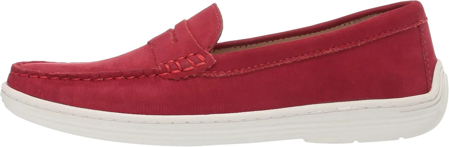 Driver Club USA Unisex-Child Leather Casual Comfort Slip on Moccasin Penny Loafer Driving Style