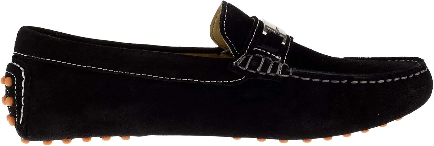 DTI BB Signature Drefinno Mens Suede Leather Shoes Slip-On Driving Shoe Loafer