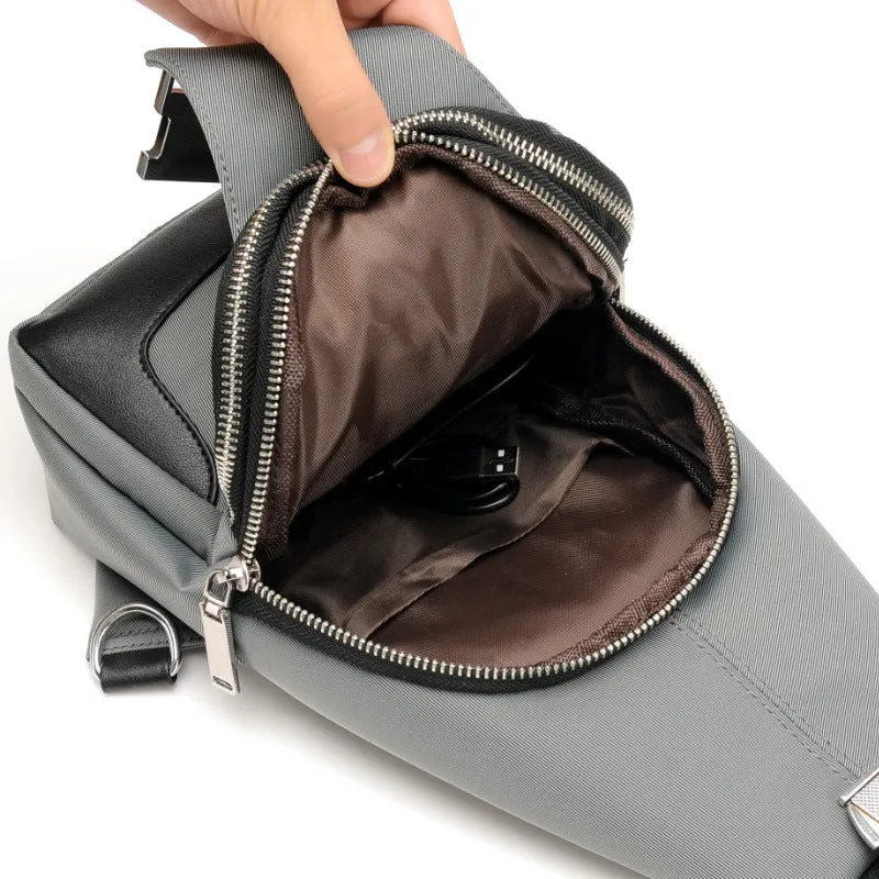 Durable Casual Men's Riding Oxford Cloth Shoulder Bags