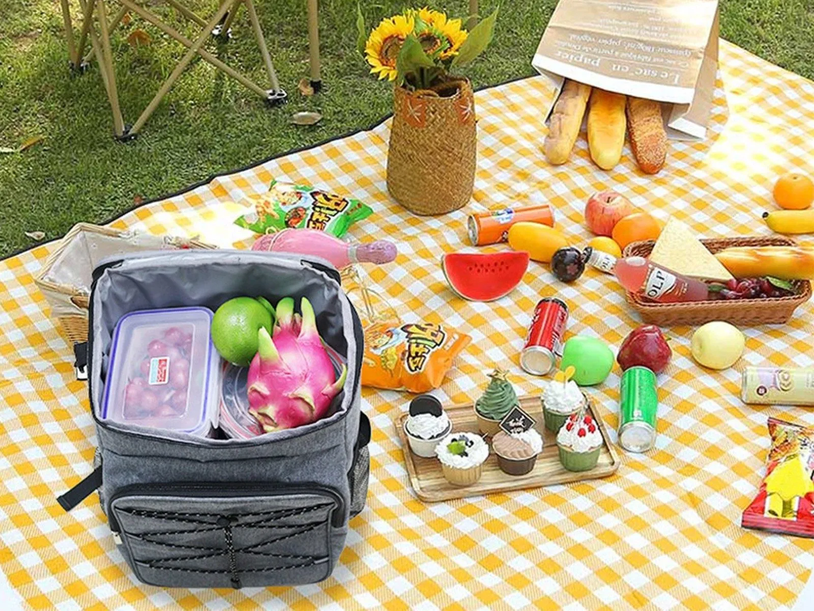 Durable Insulated Backpack Cooler