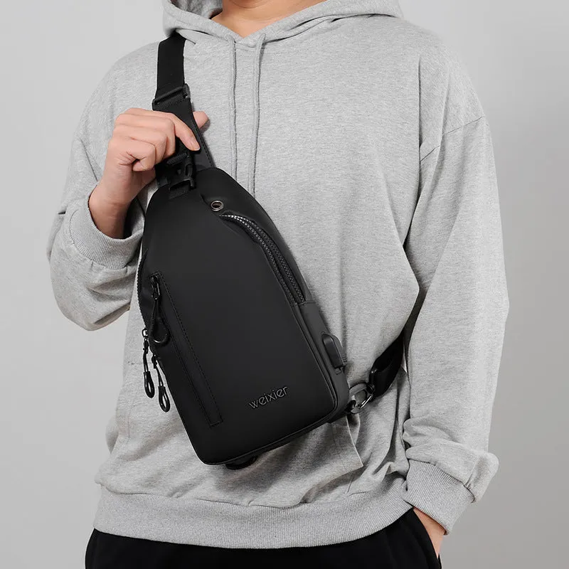 Durable Men's One Waterproof Oxford Cloth Shoulder Bags
