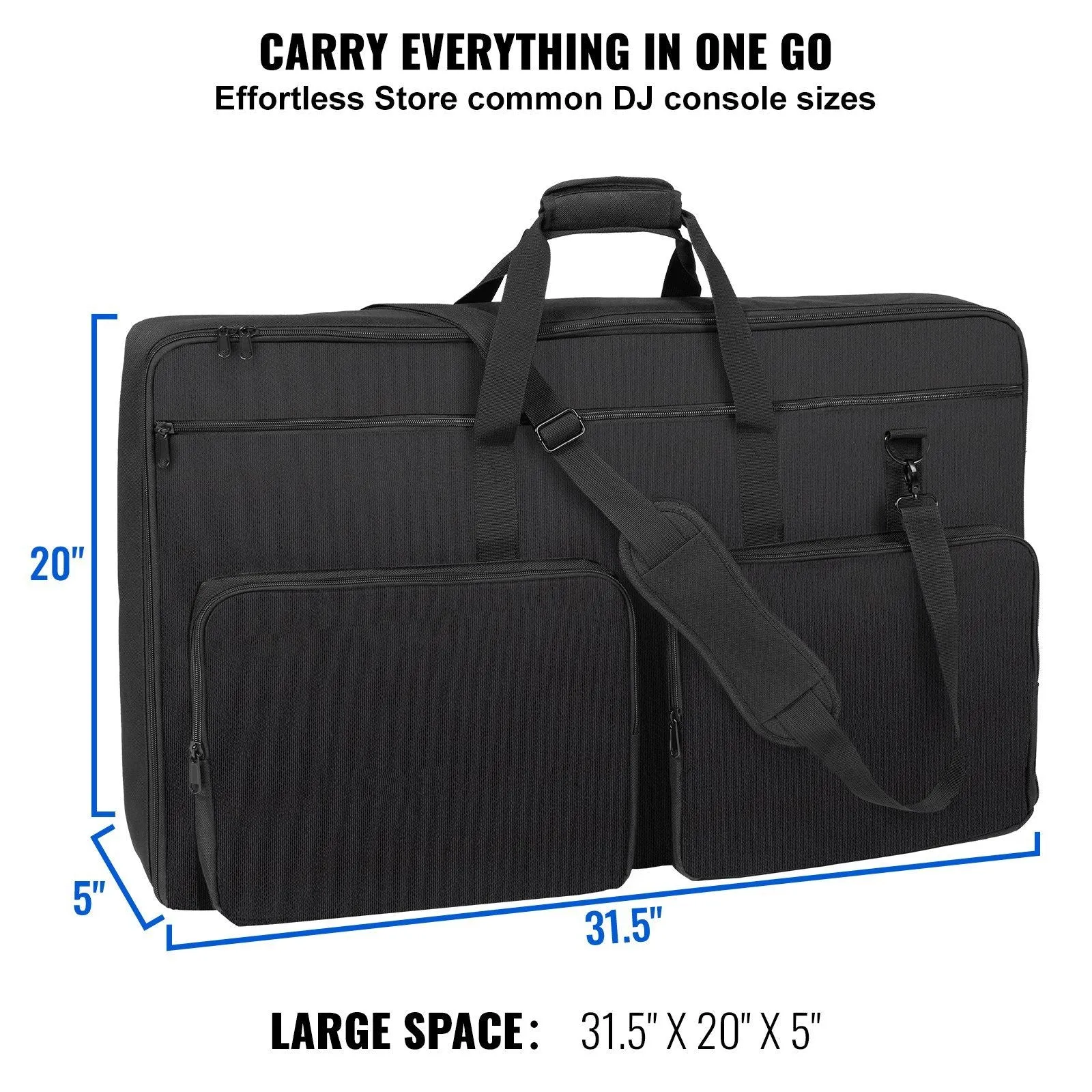 Durable Water-Resistant DJ Gear Backpack