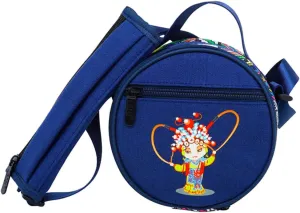 ERINGOGO 1Pc Steel Tongue Drum Carrying Bag Ethnic Style Shoulder Bag with Pockets for Accessories Durable Oxford Padded Design for Easy Transport