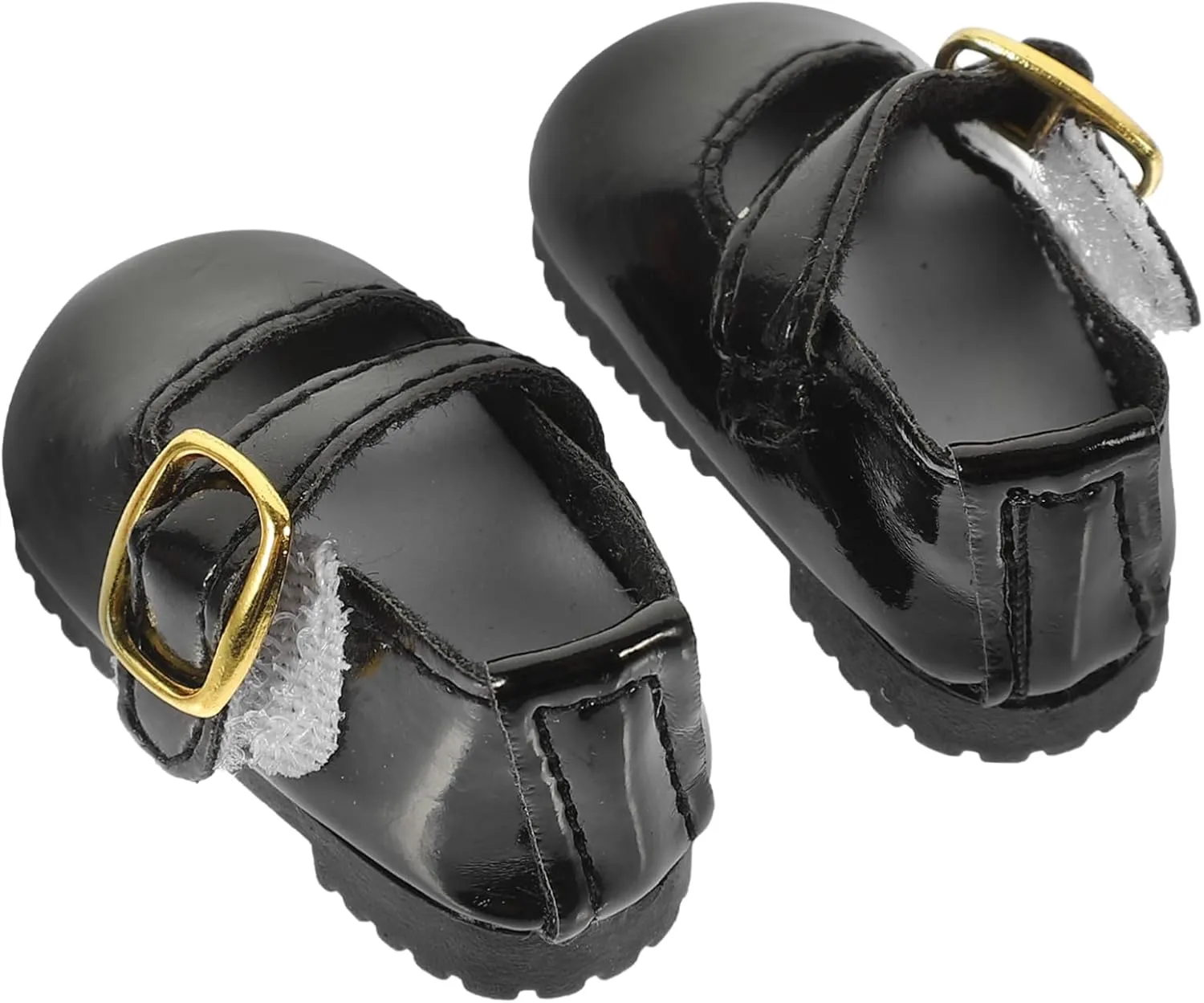 ERINGOGO Doll Dress up Shoes 1 Pair Mini Shoes in Leather for Baby Girls' Dressing Play
