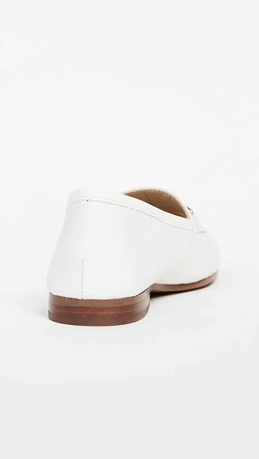 Fashion Loafers Stacked Toe Bright Slip Loraine Sam Edelman Heel Customizable White Almond Premium offer On