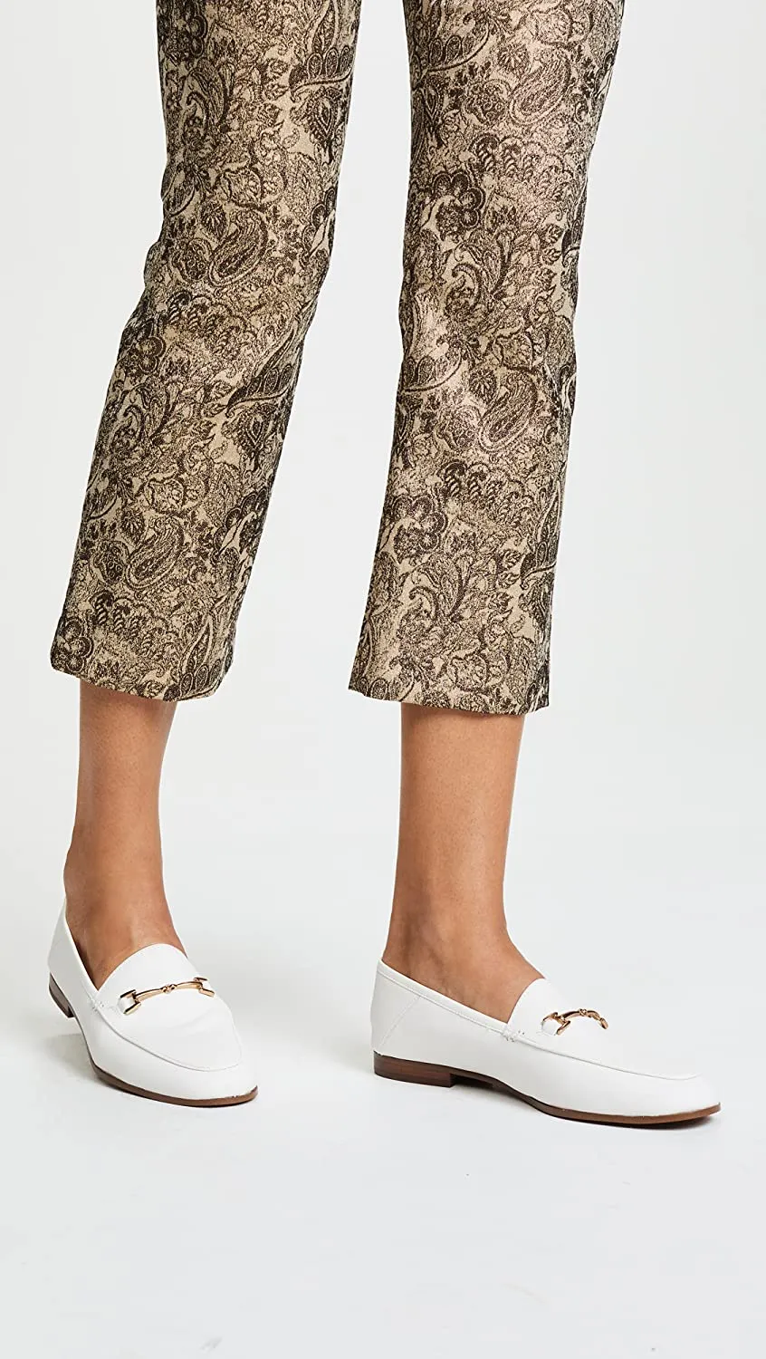 Fashion Loafers Stacked Toe Bright Slip Loraine Sam Edelman Heel Customizable White Almond Premium offer On