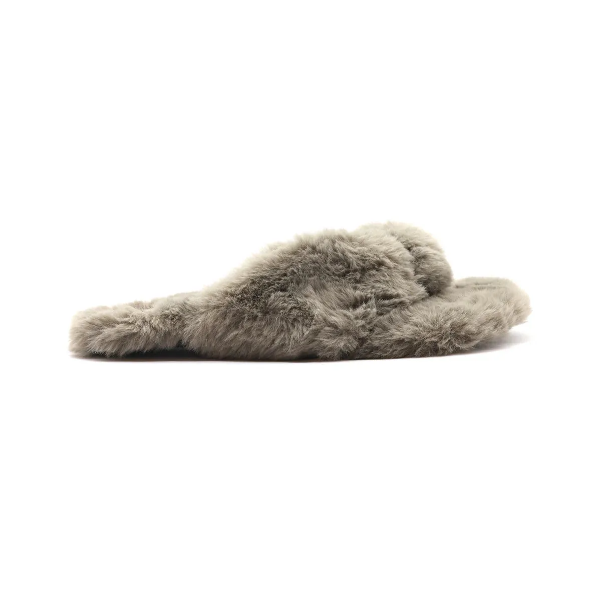 Faux Fur Flip Flop