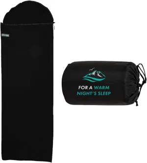 FE Active Sleeping Bag Liner Camping Bed Liner Soft Polyester OR Fleece