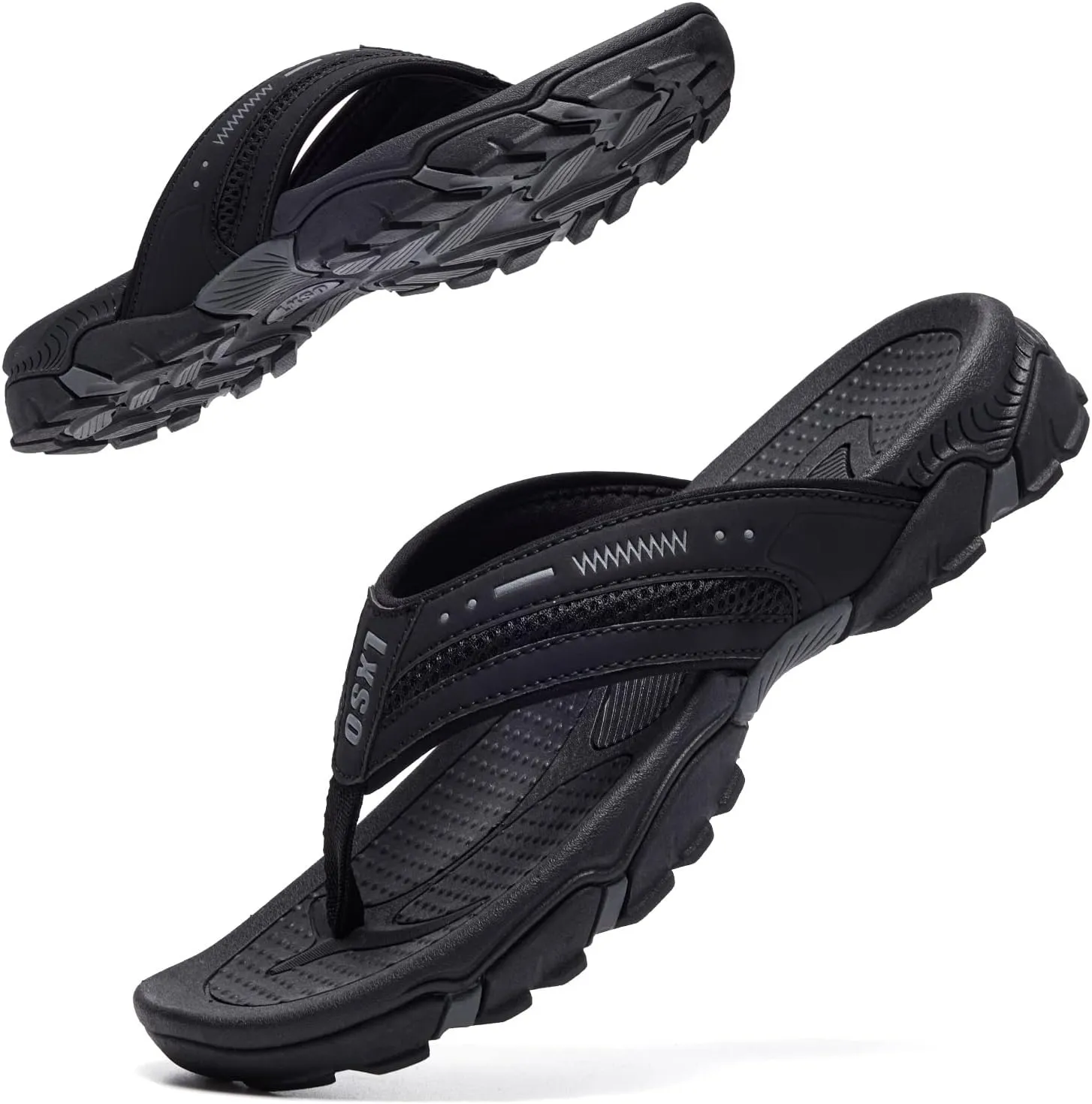 Flip Flops for Men Beach Thong Sandals with Arch Support Water Resistant Slippers Shower Shoes