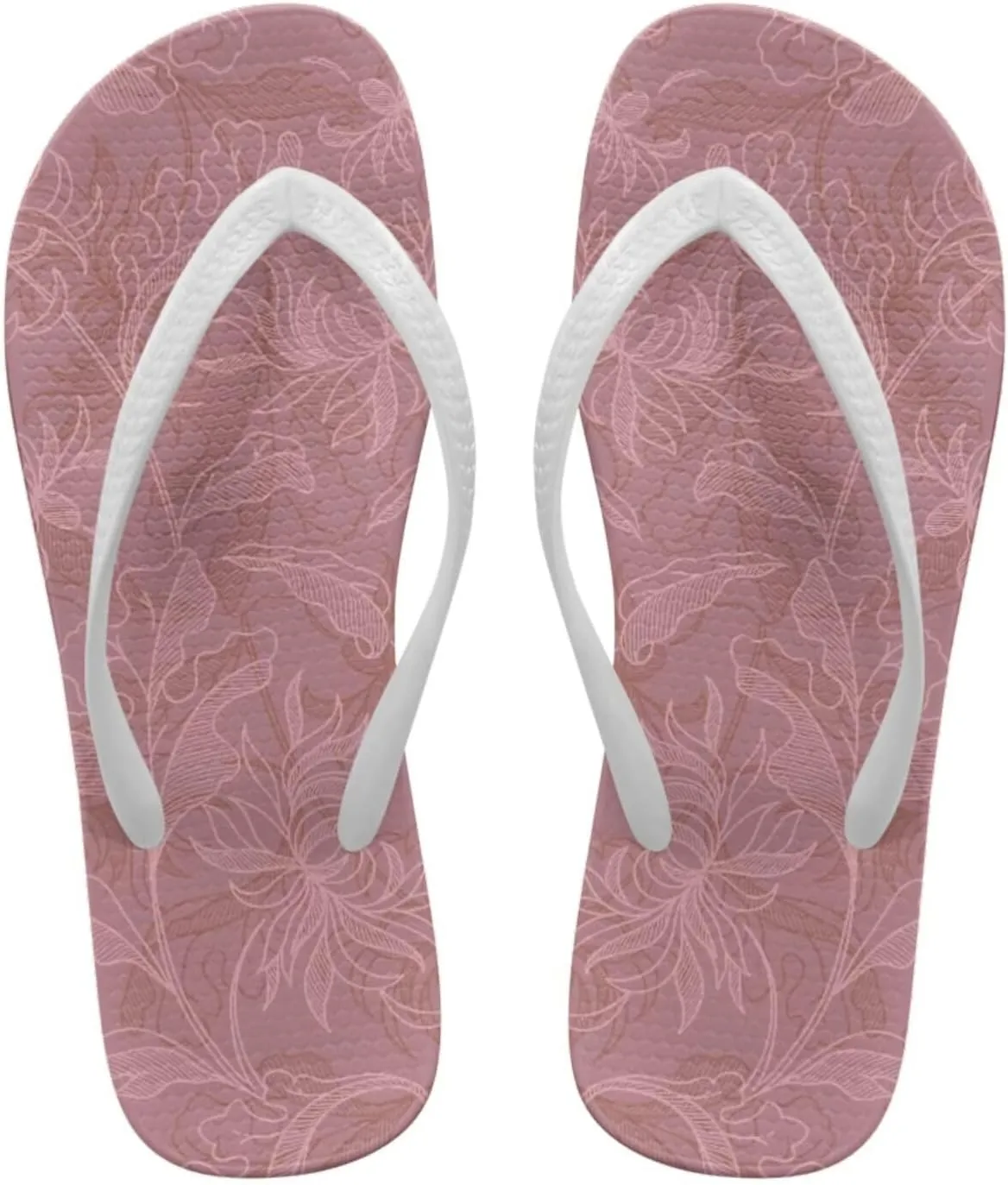 Flip Flops for Women EVA Sole Yoga Mat Comfortable Summer Beach Walking Thong Cushion Sandals Slip On Outdoor Indoor