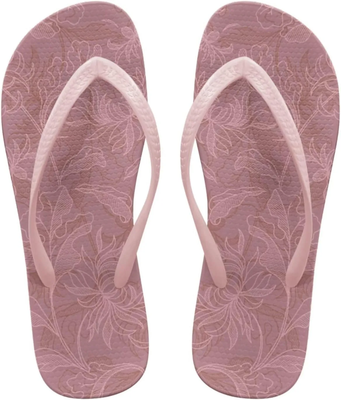 Flip Flops for Women EVA Sole Yoga Mat Comfortable Summer Beach Walking Thong Cushion Sandals Slip On Outdoor Indoor